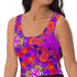 Psychedelic Crop Top in Berry